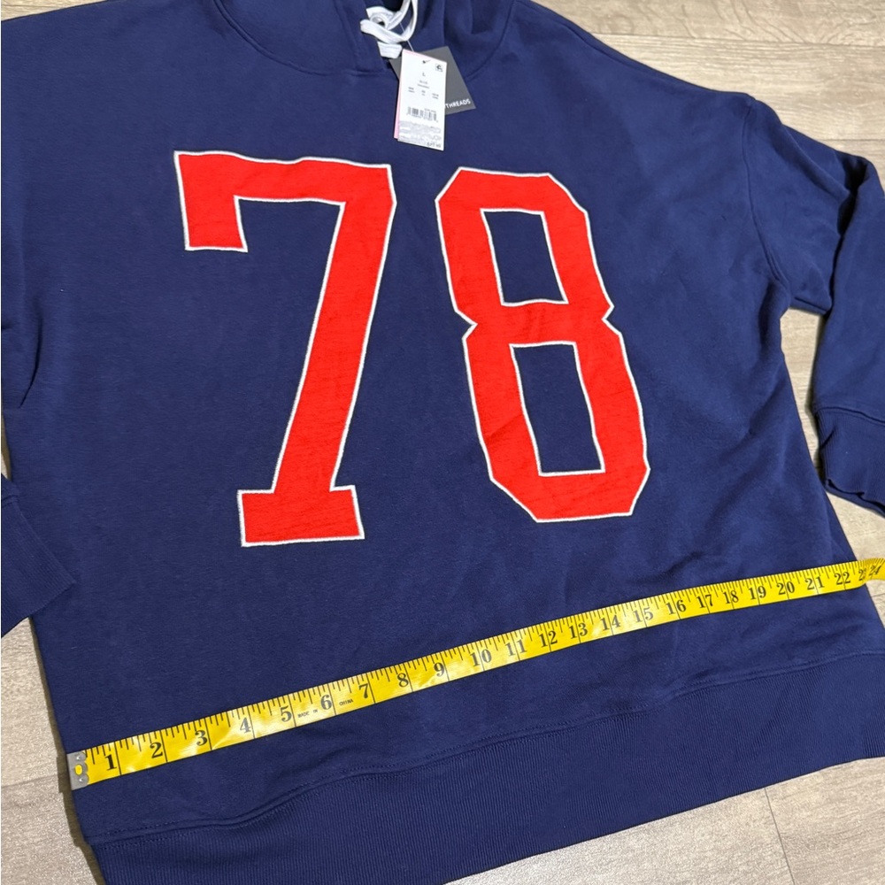 Grayson Threads Women's 78 Sweatshirt - Blue, Red Size L - Picture 7 of 9